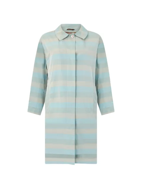 Moorer horizontal-stripe coat