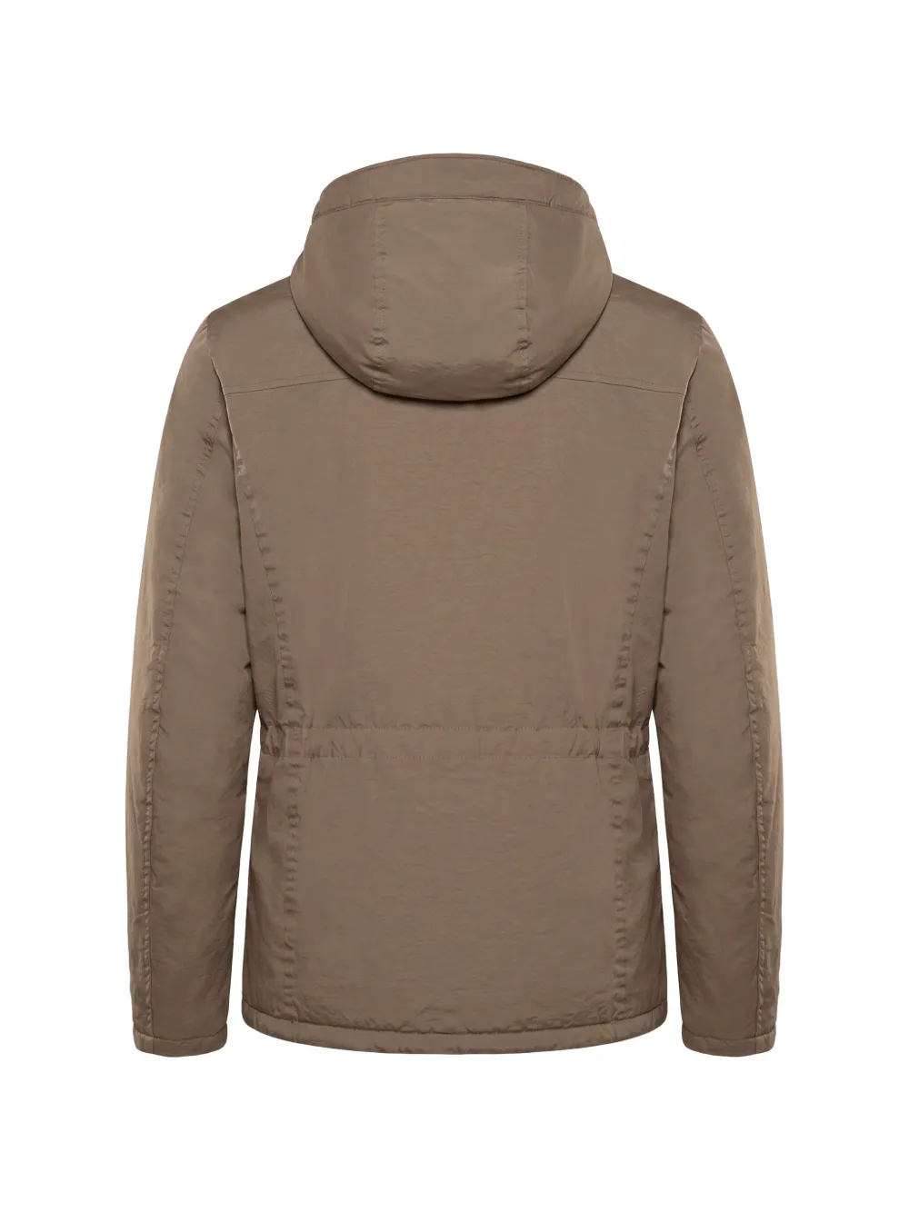Moorer Armin padded hooded military jacket Bruin