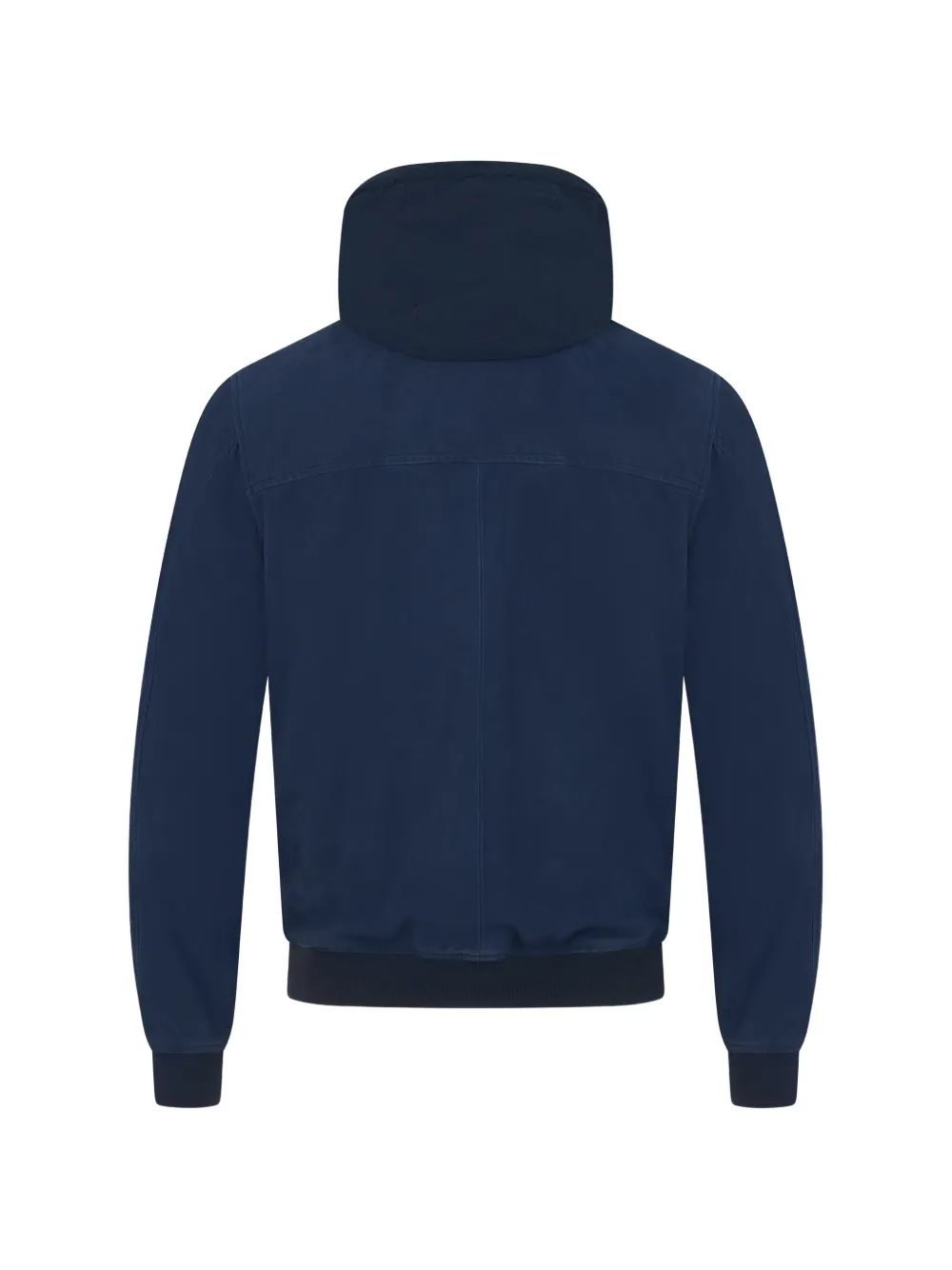 Moorer Darren-Ur hooded button-up leather jacket Blauw