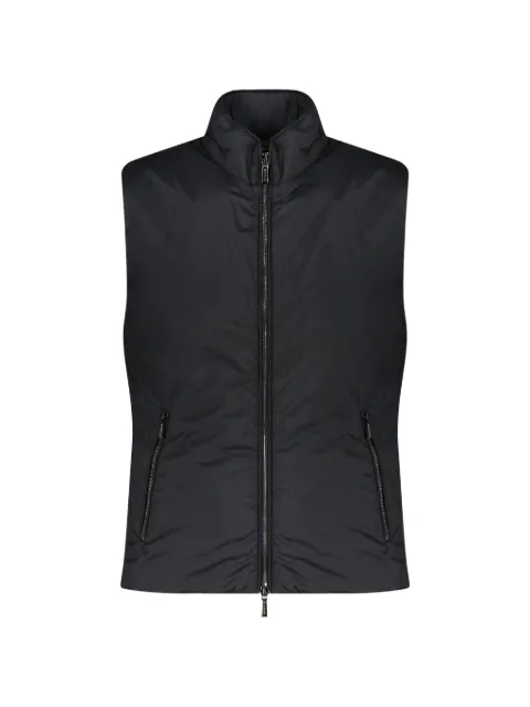 Moorer padded high-neck gilet