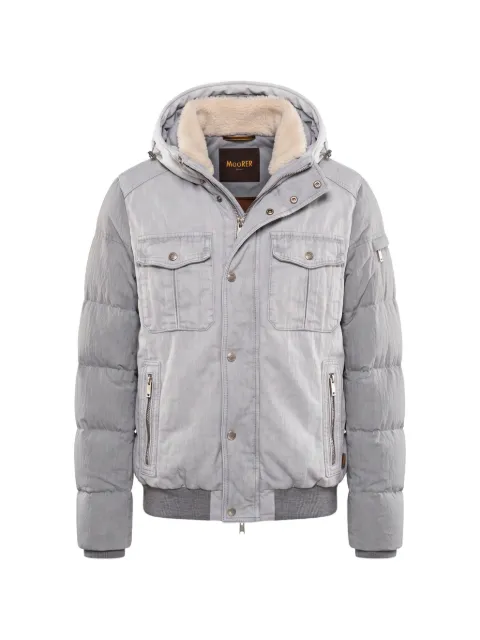 Moorer Clif hooded padded jacket