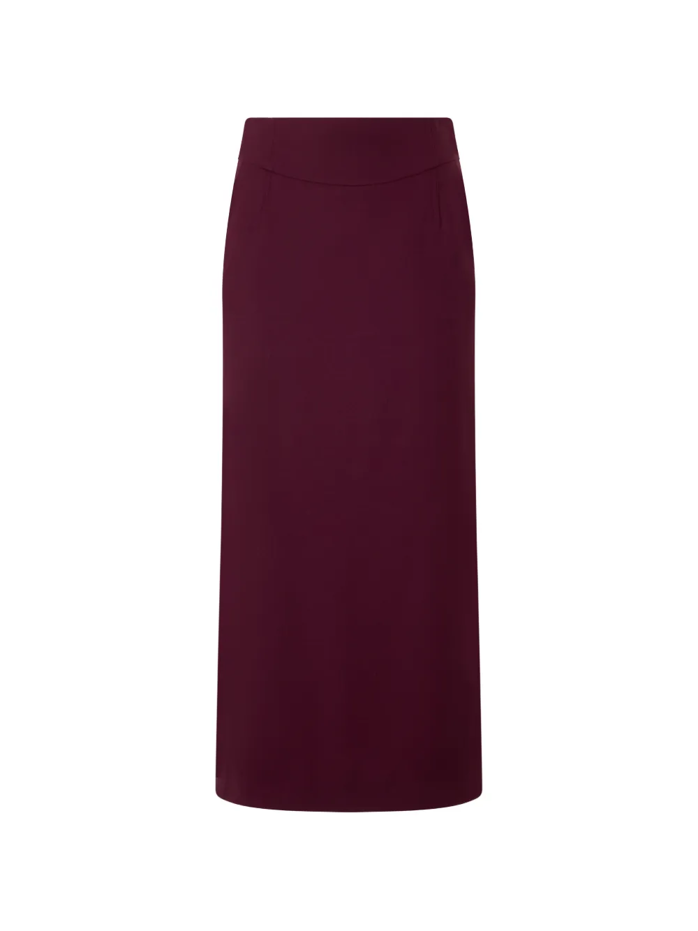 Alberta Ferretti Gonna midi a vita alta - Rosso