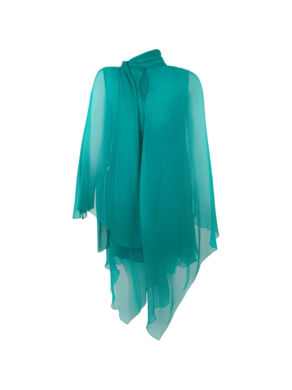 Alberta Ferretti Asymmetrische mini-jurk Blauw