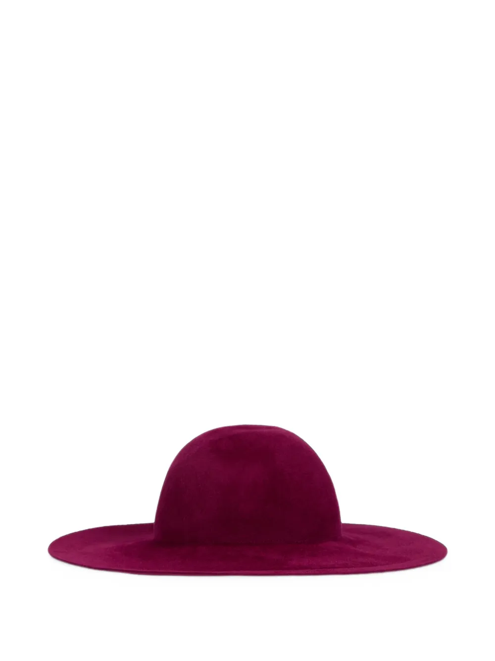 Alberta Ferretti Wide-brimmed Felt Hat In Purple