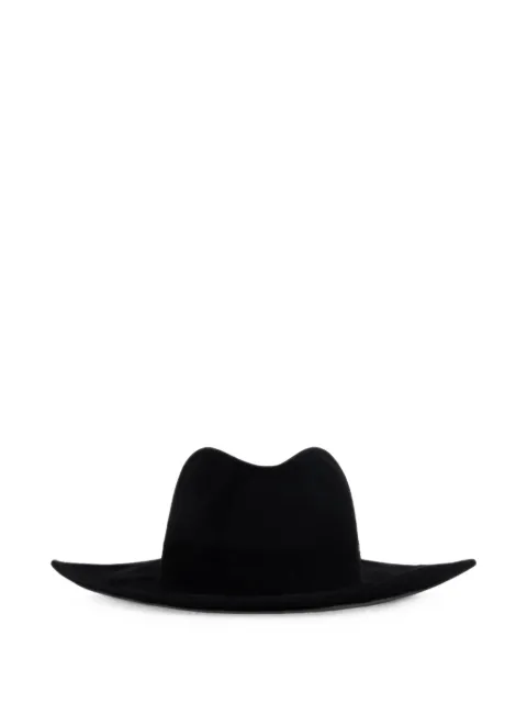Alberta Ferretti felt wide-brim hat
