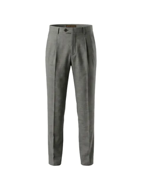 Moorer pantalones de lana con pinzas