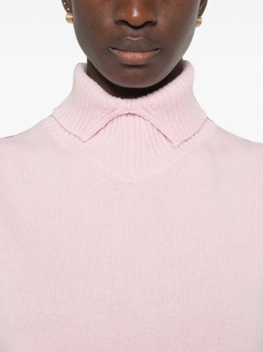 Jil Sander Bodywarmer met hoge hals en split Roze