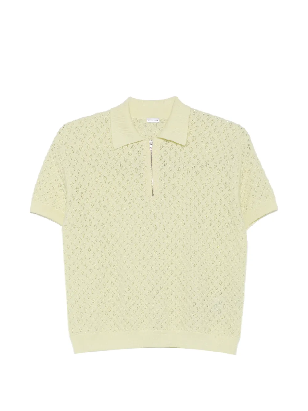 Jil Sander Polo traforata - Giallo