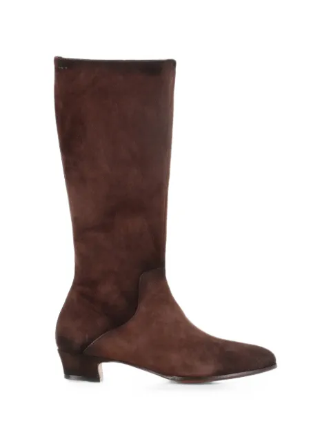Alexander Hotto suede side-zip boots