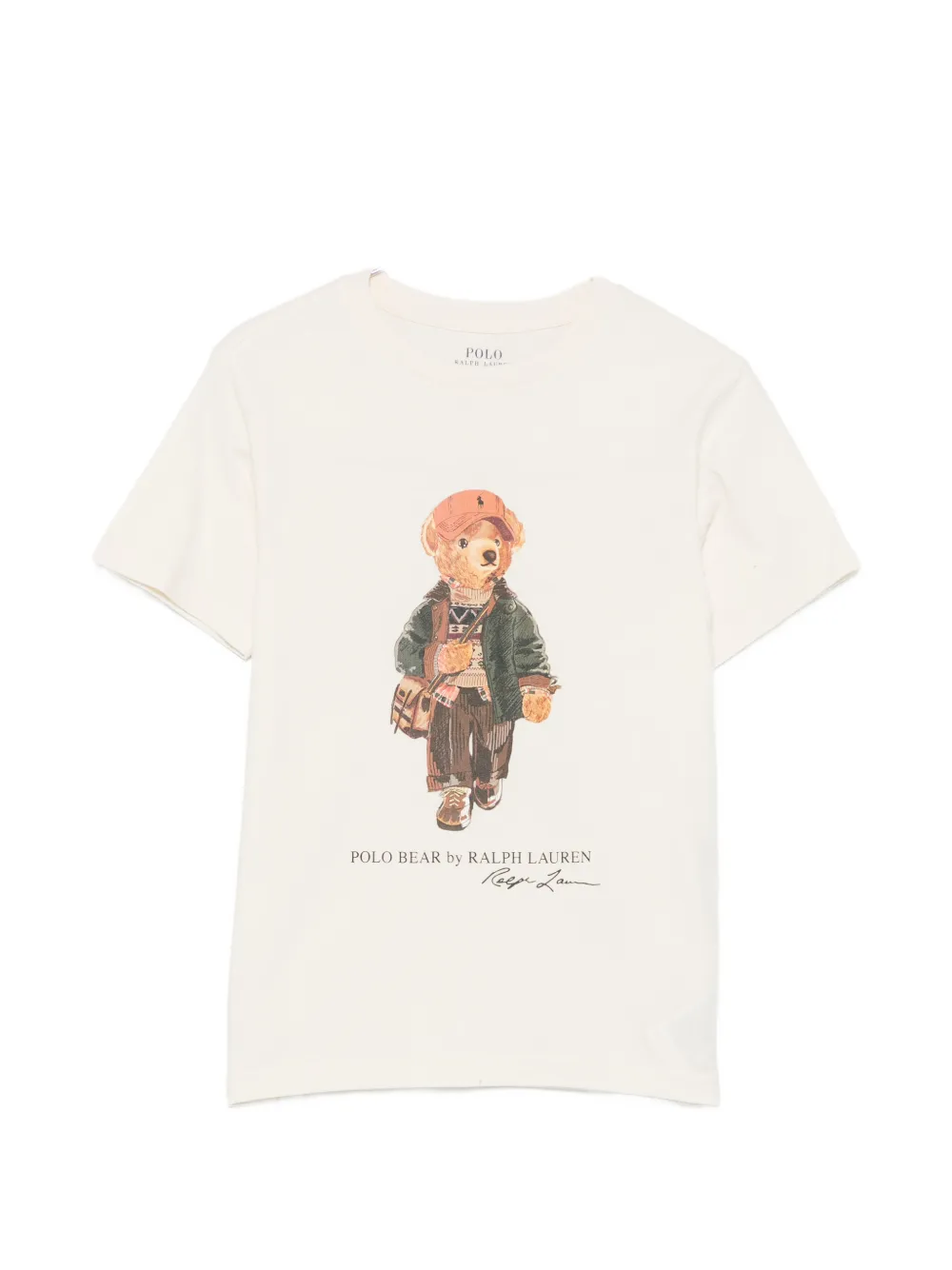 POLO RALPH LAUREN KIDS Polo Bear T-shirt - Toni neutri