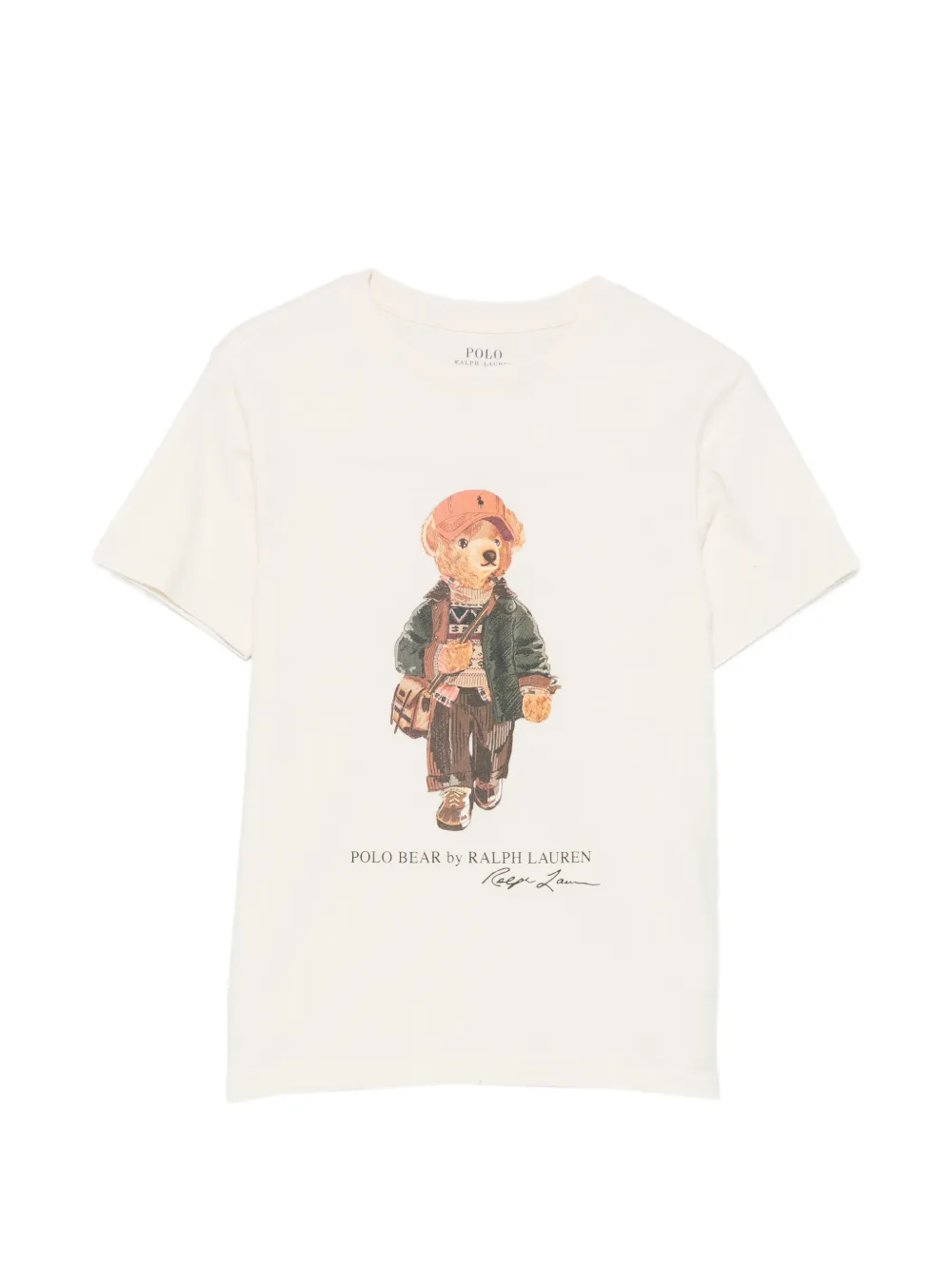 POLO RALPH LAUREN KIDS Polo Bear T-shirt - Toni neutri