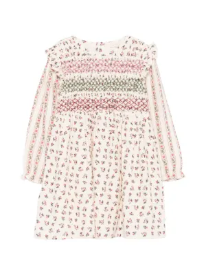 Bonpoint チェリープリント ワンピース | ニュートラル | FARFETCH JP