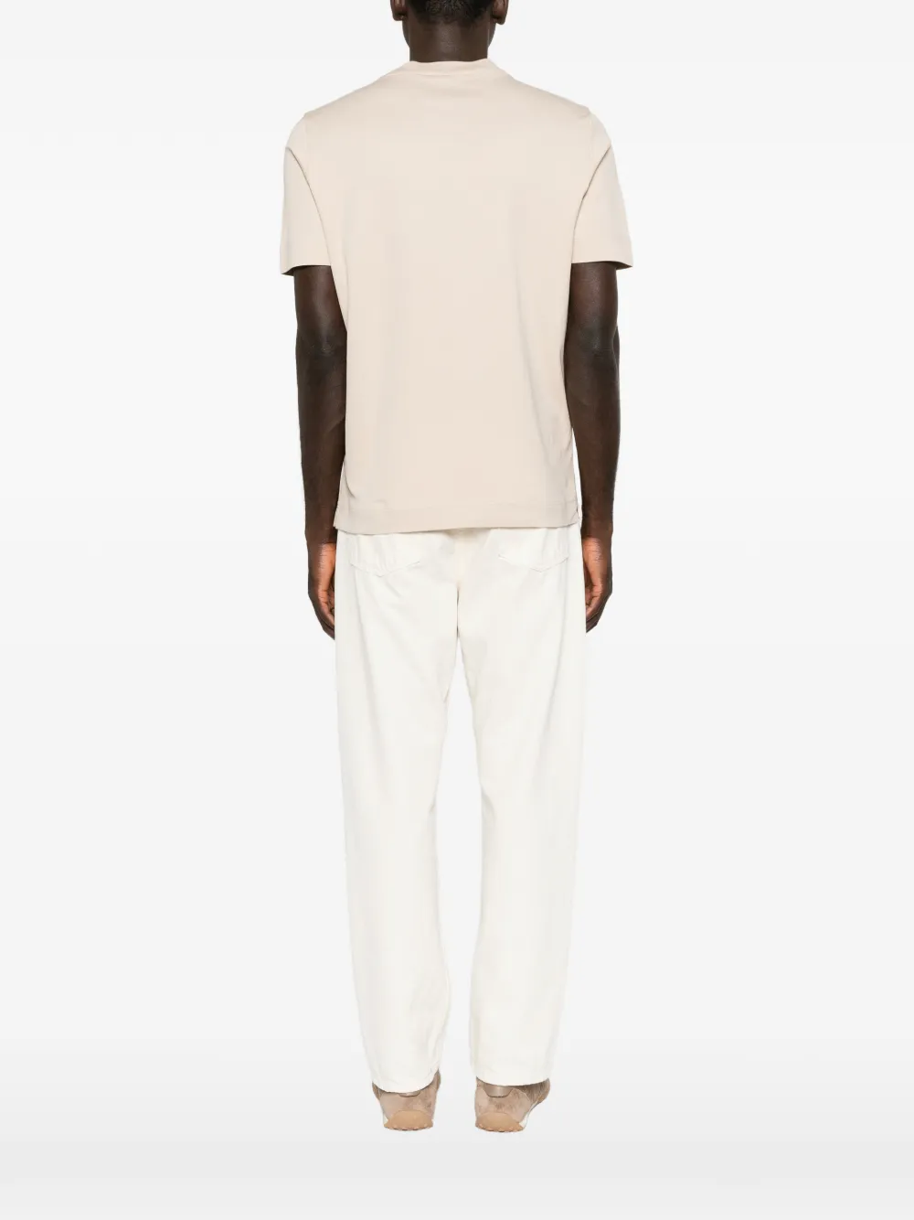 Gran Sasso T-shirt met ronde hals Beige