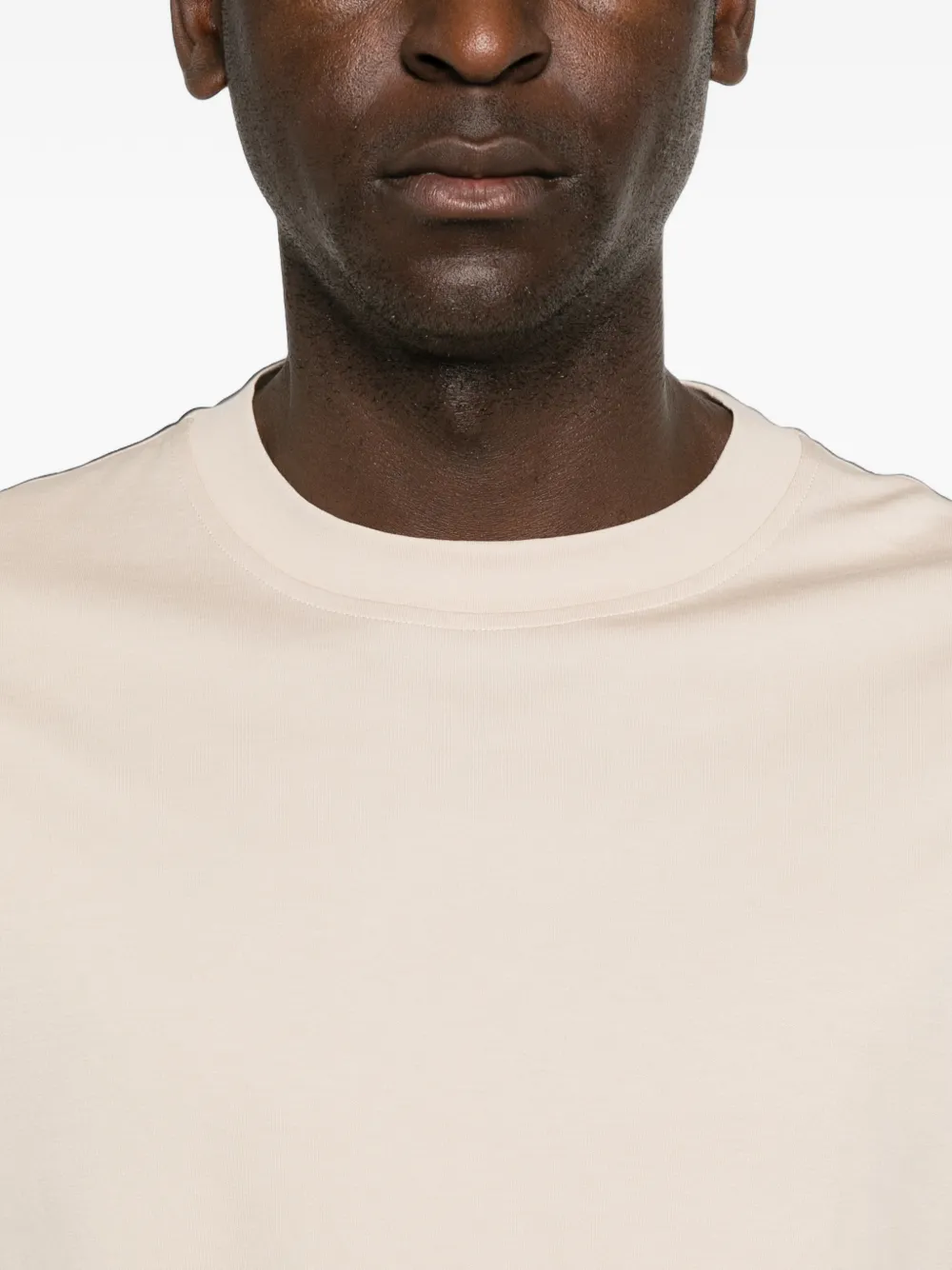 Gran Sasso T-shirt met ronde hals Beige