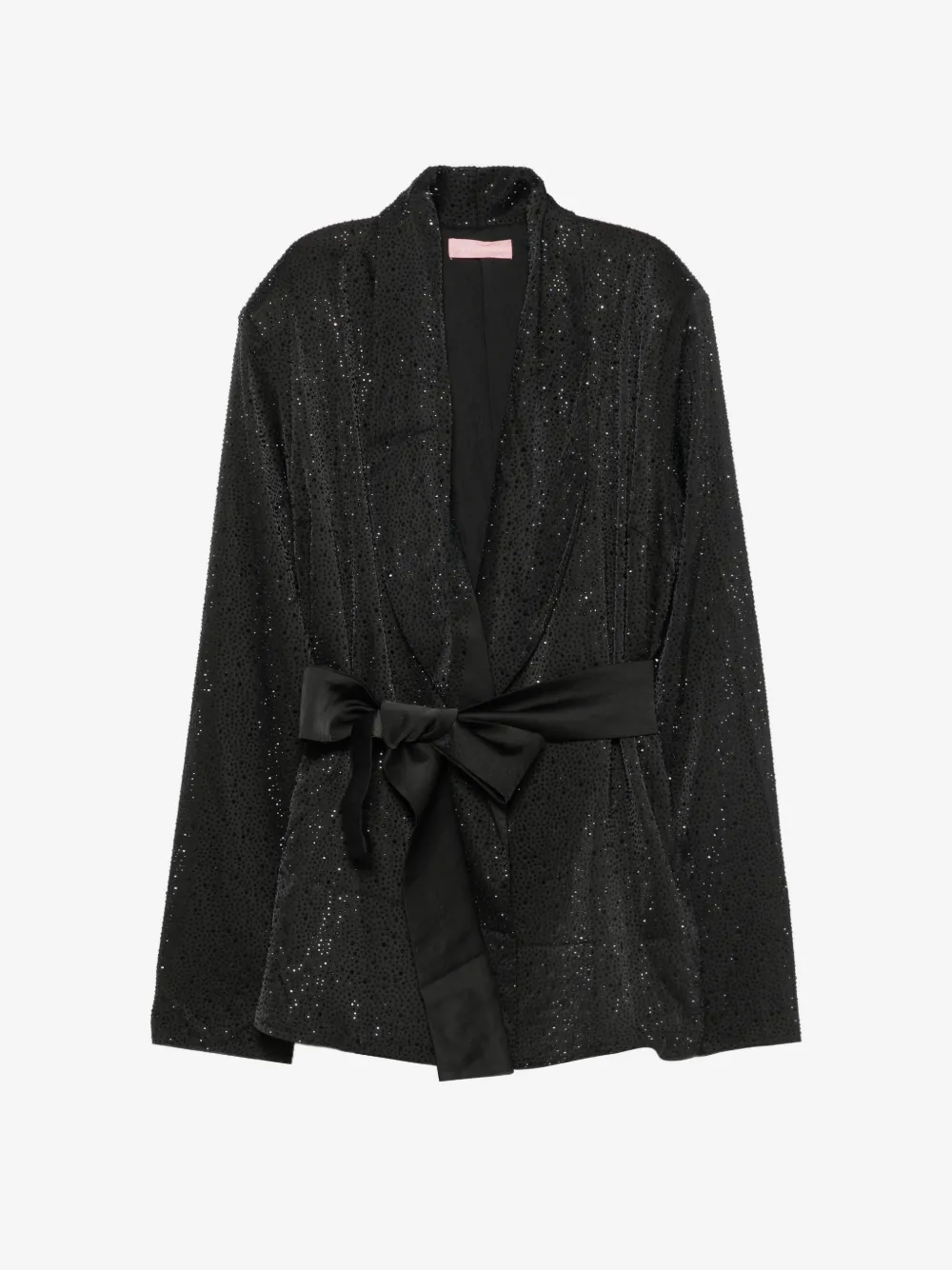 Crystal-embellished Belted Jacket