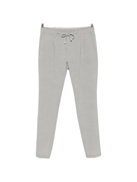 Eleventy drawstring-waistband trousers