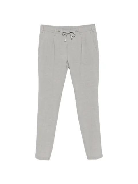 Eleventy drawstring-waistband trousers