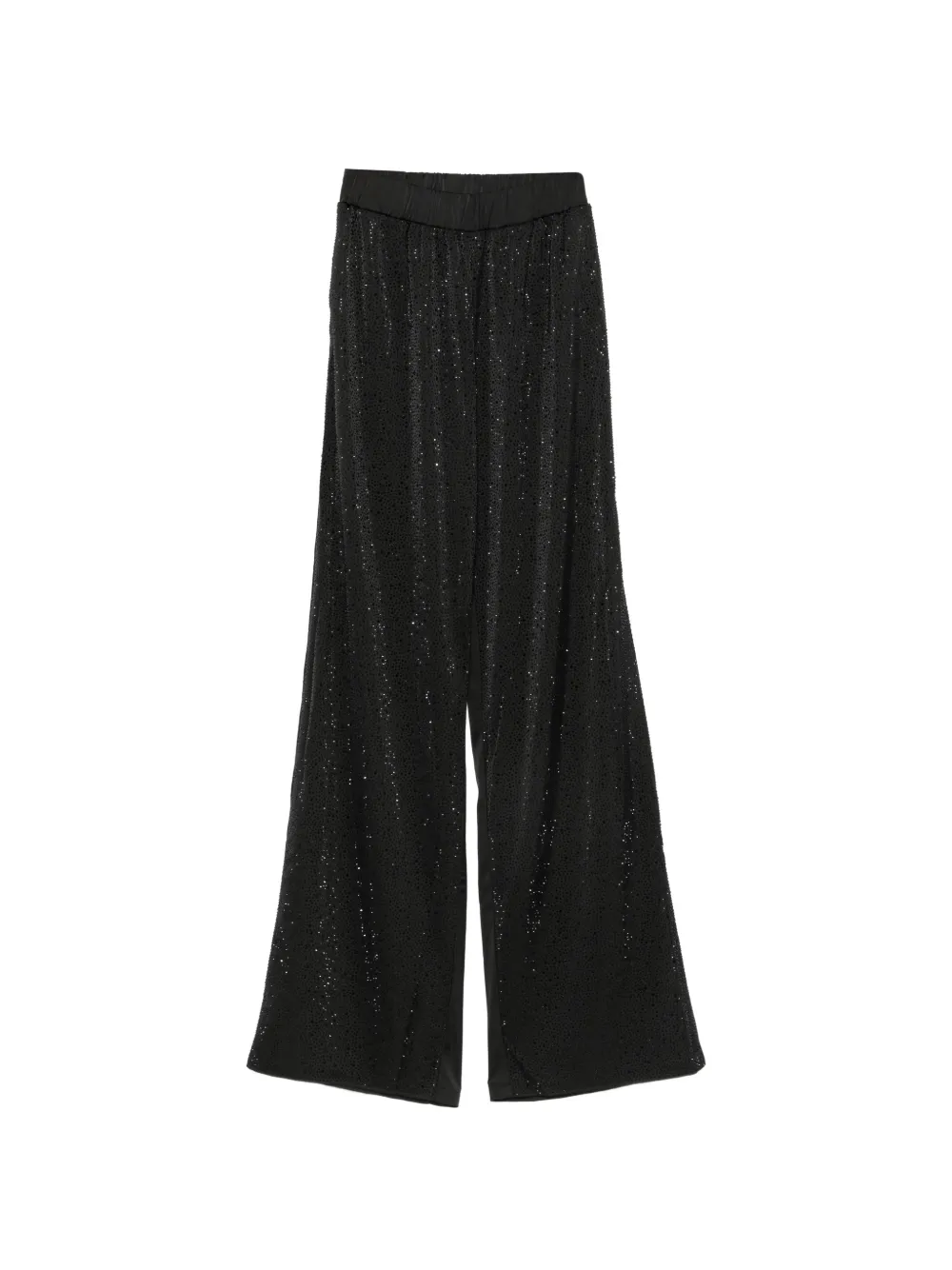 TWENTY FOURHAITCH crystal-embellished satin-finish trousers