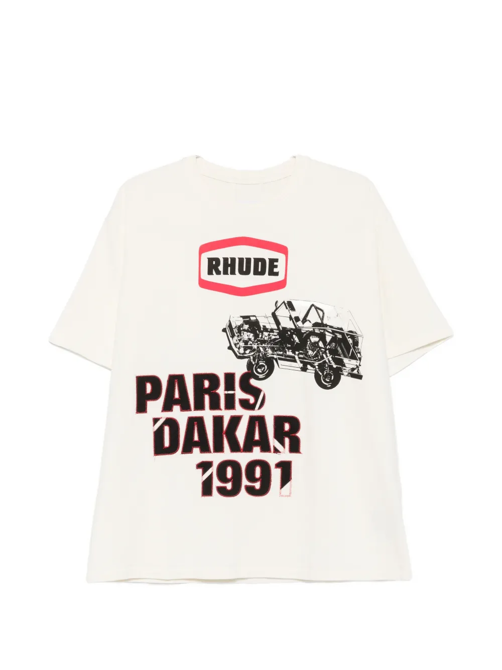 RHUDE graphic-print T-shirt - Bianco