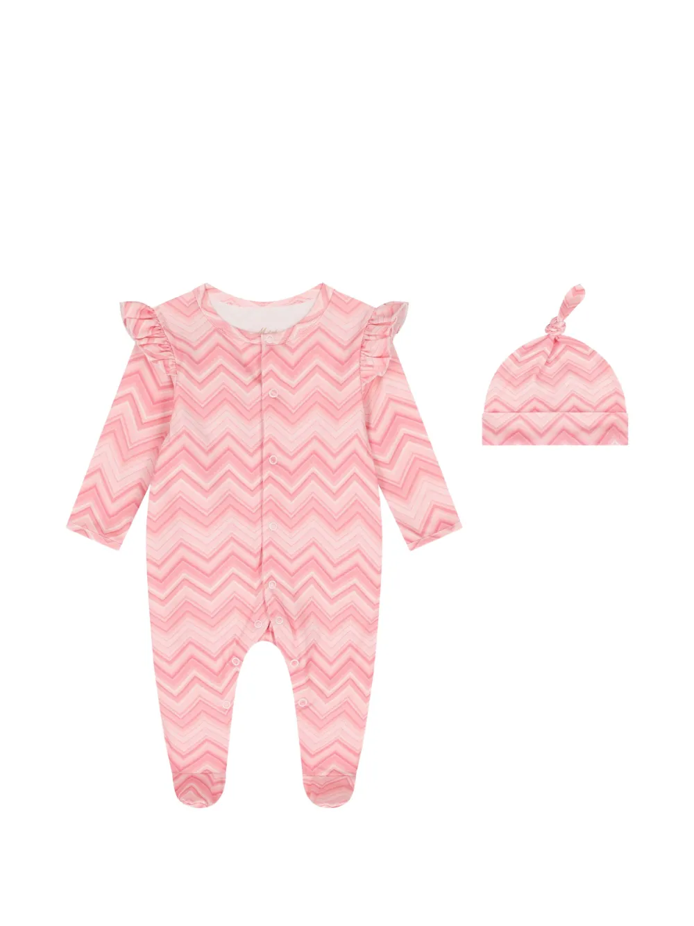My Little Pie zigzag-print babygrow set (set of two) - Rosa