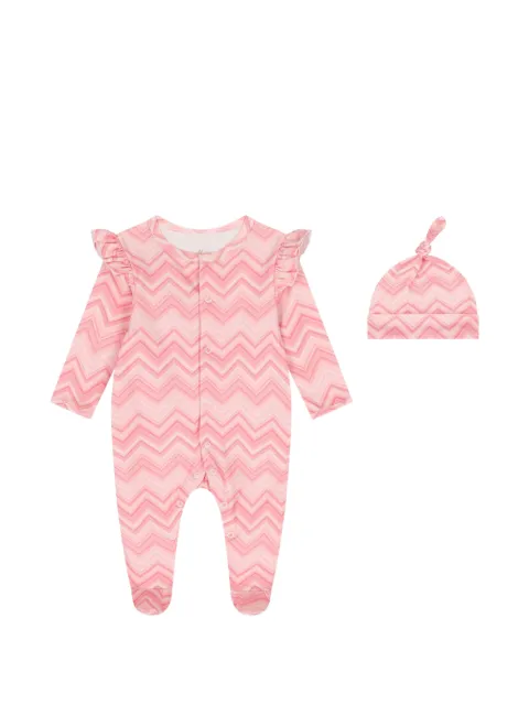 My Little Pie babydragt med zigzag-tryk (sæt af tre)