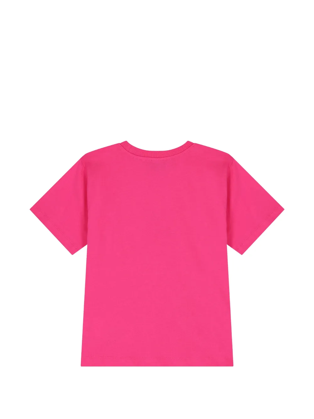 Moschino Kids T-shirt met logoprint Roze