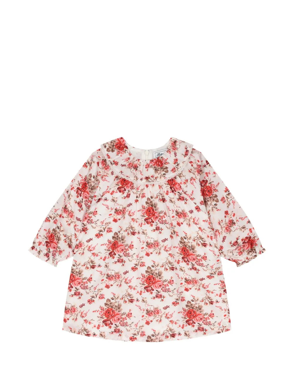 Tartine Et Chocolat floral-print ruffled dress - Bianco