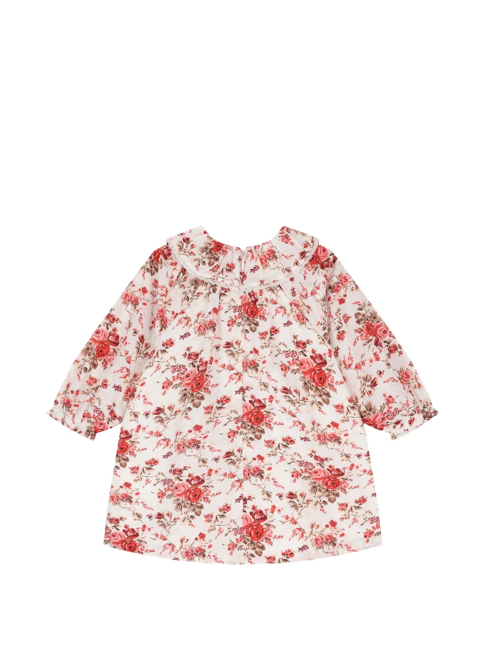 Tartine Et Chocolat Jurk met bloemenprint en ruches Wit