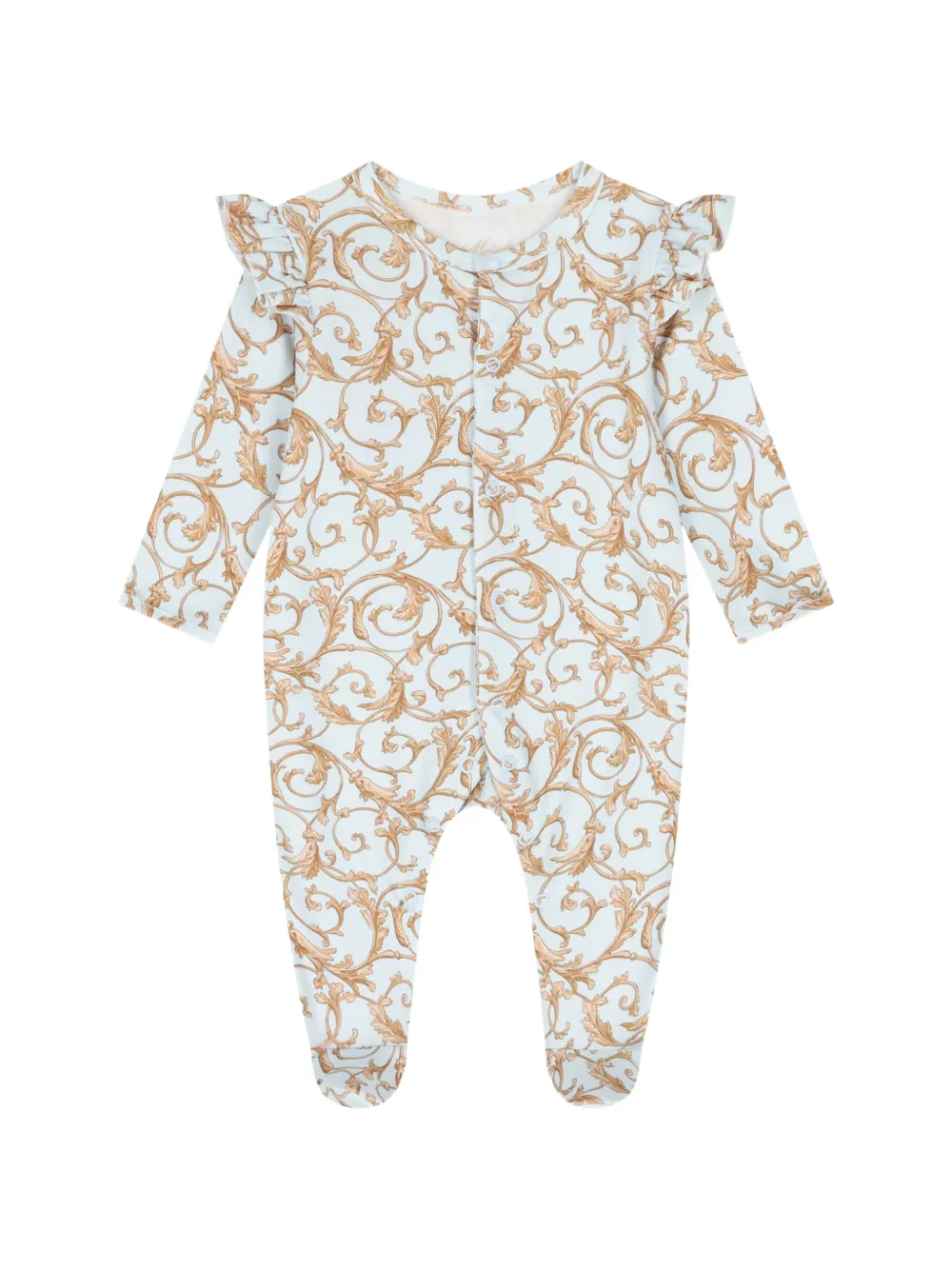 My Little Pie Strampler-Set mit Barock-Print (2er-Set) - Blau