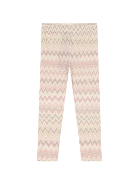Missoni Kids 지그재그 프린트 레깅스