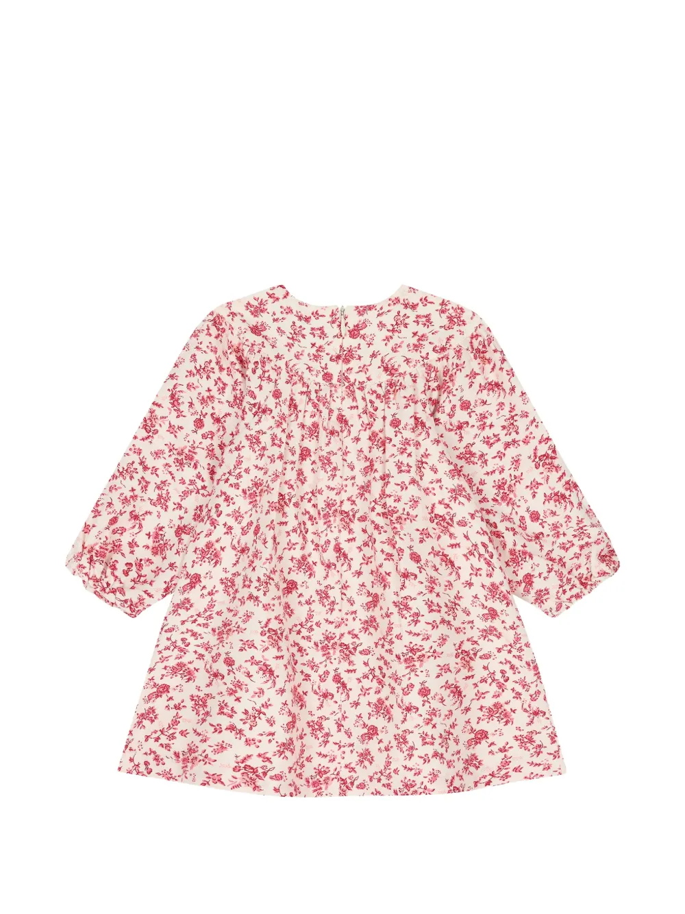 Tartine Et Chocolat Geplooide jurk met bloemenprint Beige