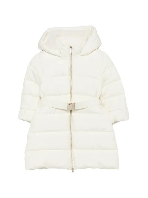 TWINSET Kids belted puffer coat