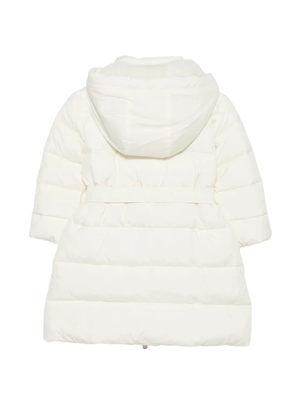 TWINSET Kids belted puffer coat Beige