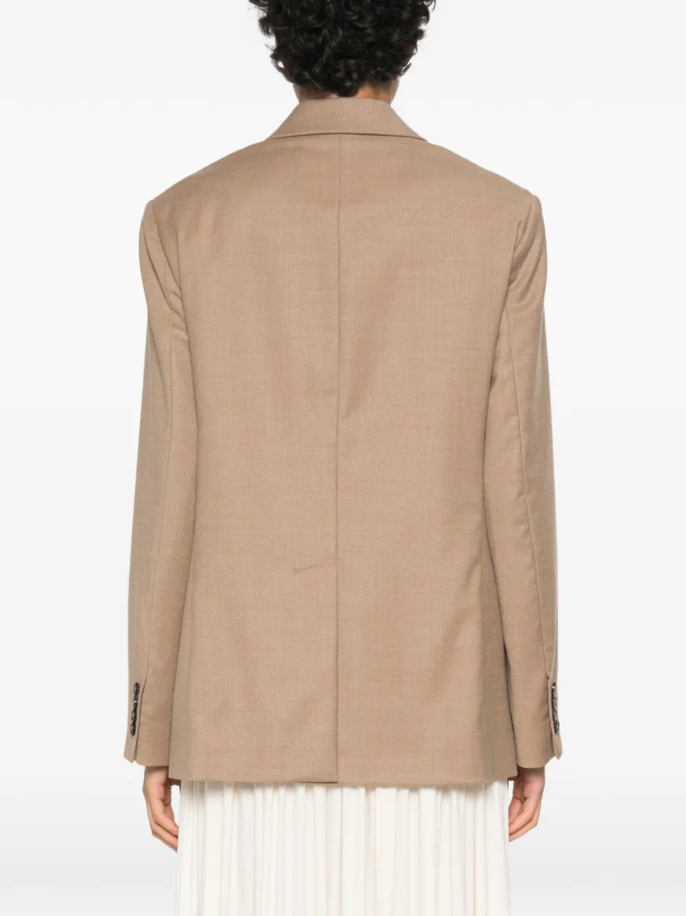 Barena Faliero blazer met enkele rij knopen en gekerfde revers Beige