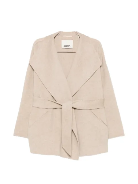 ISABEL MARANT Ceaton belted shawl-collar coat