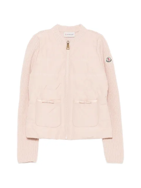 Moncler Enfant logo-patch jacket