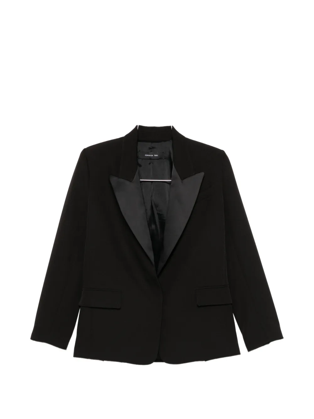 Federica Tosi peak-lapel blazer - Schwarz