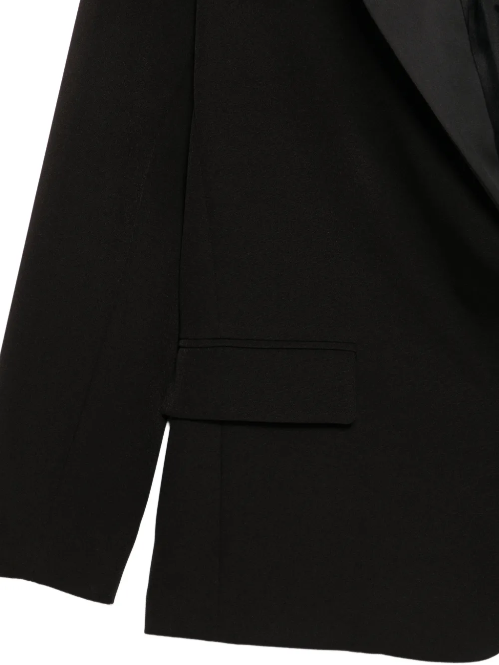 Federica Tosi Blazer met puntige revers Zwart
