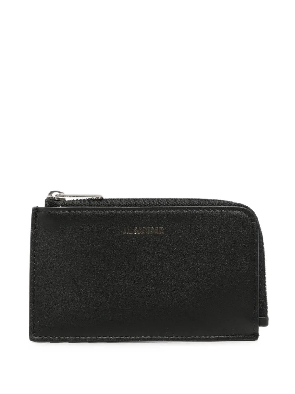 Jil Sander logo-print cardholder - Nero
