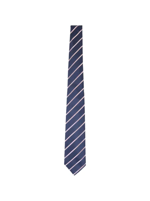Kiton striped silk tie