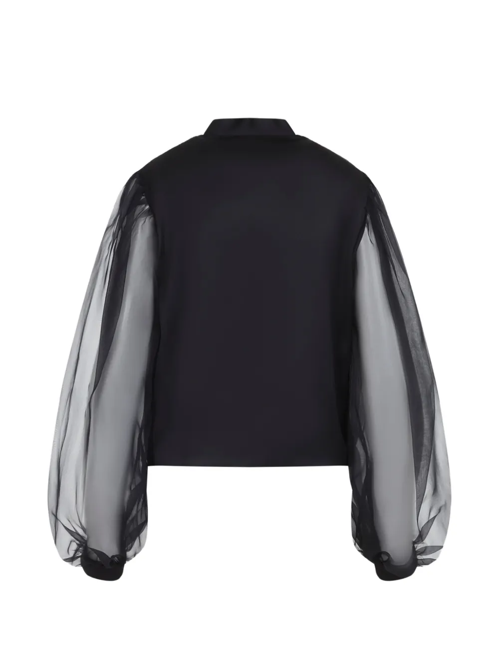 Giorgio Armani rhinestone-embellished blouse Zwart