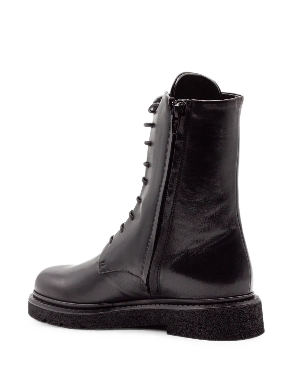 GUGLIELMO ROTTA lace-up lug-sole boots Zwart