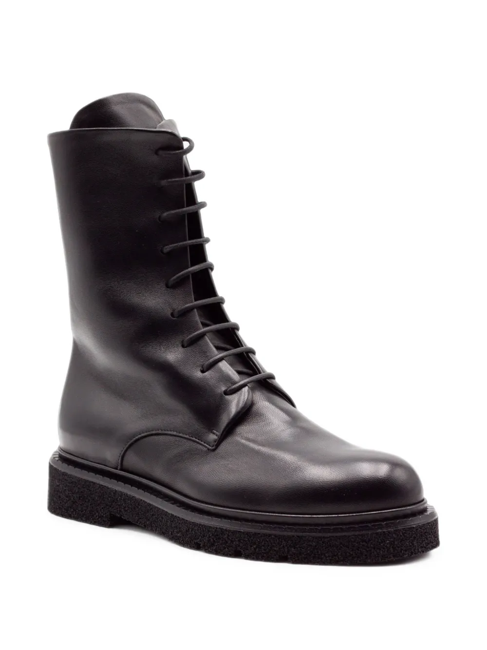 GUGLIELMO ROTTA lace-up lug-sole boots Zwart