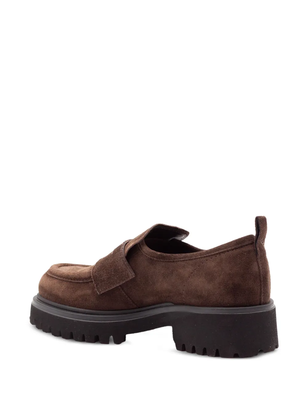 GUGLIELMO ROTTA suede platform loafers Bruin