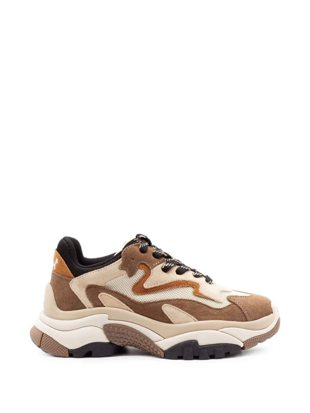 Ash Addict 02 Panelled Chunky Sneakers In Brown