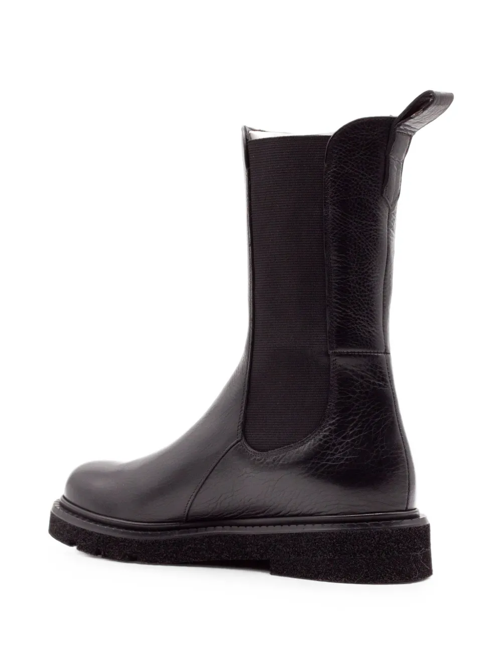 GUGLIELMO ROTTA elasticated-panel Chelsea boots Zwart