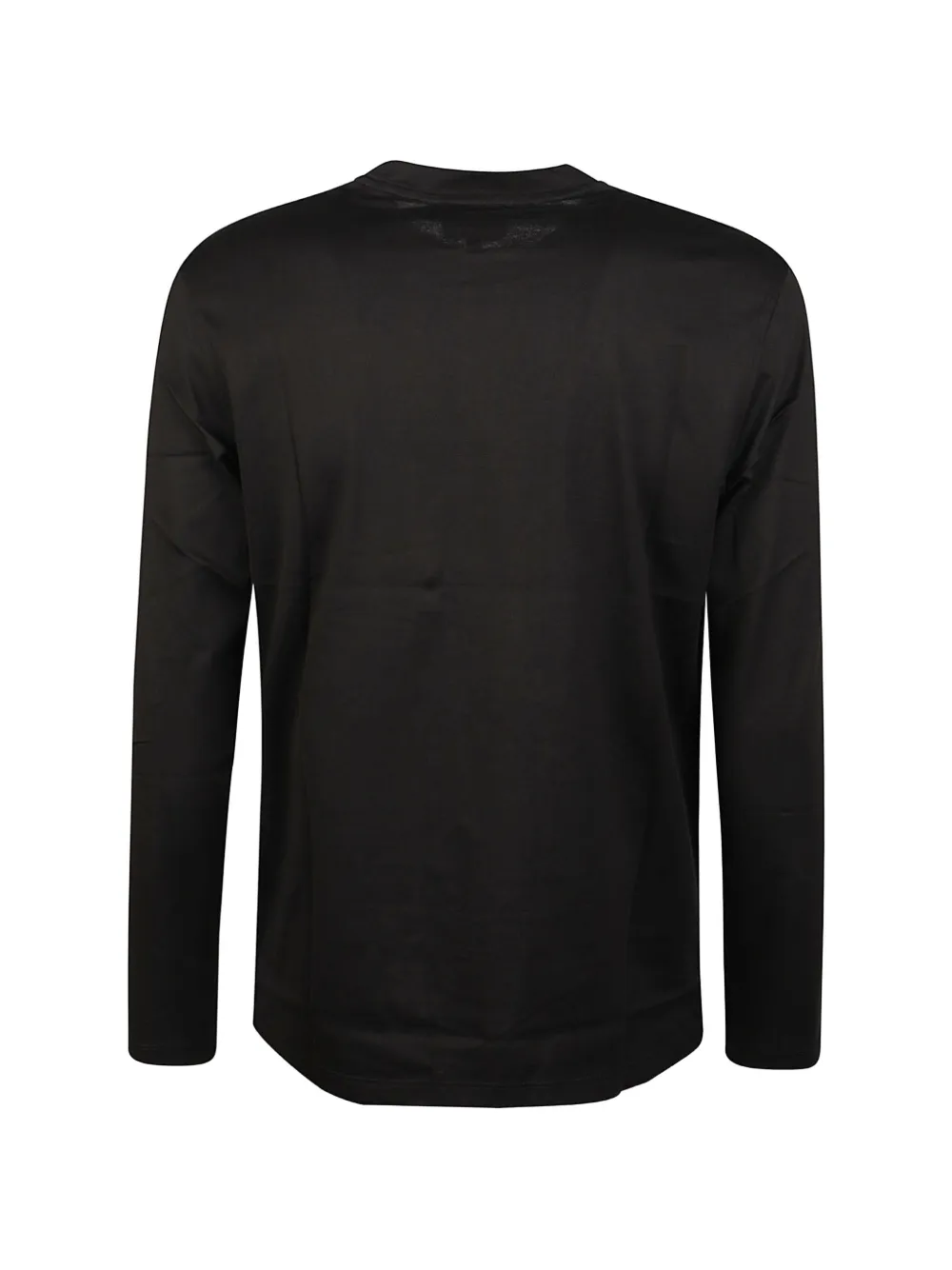 Emporio Armani T-shirt met logo-reliëf Zwart