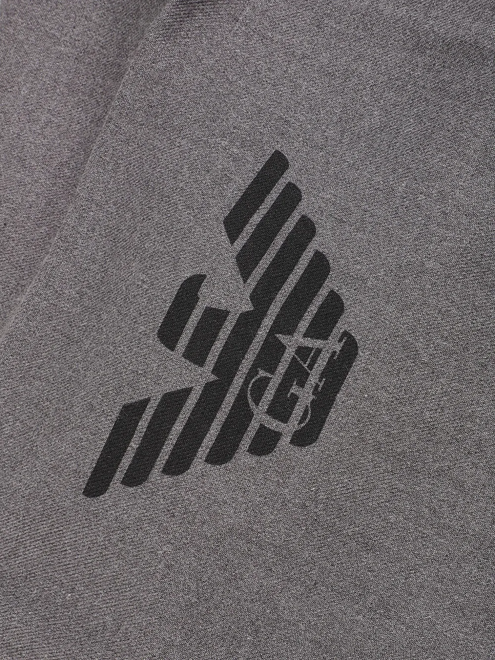 Emporio Armani Sjaal met logoprint Grijs