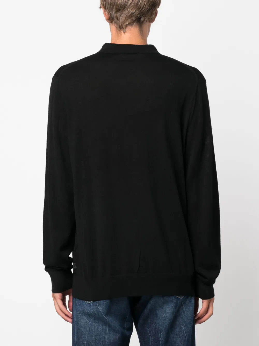 Michael Kors Poloshirt met lange mouwen Zwart