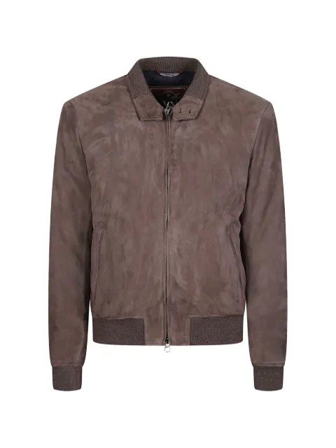 Stewart suede bomber jacket